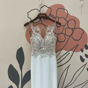 Wedding dress Elizabeth Lee Enzoani Lynn designer size 01 Small